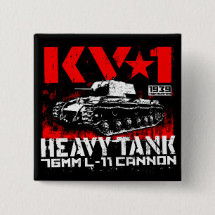 KV-1ソ連重戦車 缶バッジ