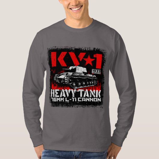KV-1ソ連重戦車 Tシャツ (正面)