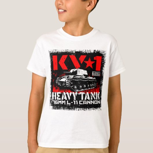 KV-1ソ連重戦車 Tシャツ (正面)