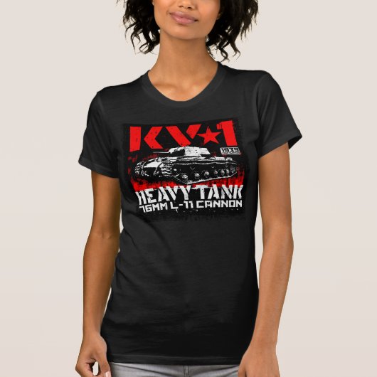 KV-1ソ連重戦車 Tシャツ (正面)