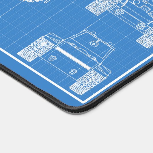 KV-1タンク デスクマット (コーナー)