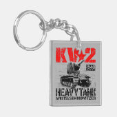 KV-2ソ連重戦車 キーホルダー (正面左)