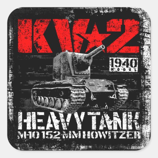 KV-2ソ連重戦車 スクエアシール (正面)