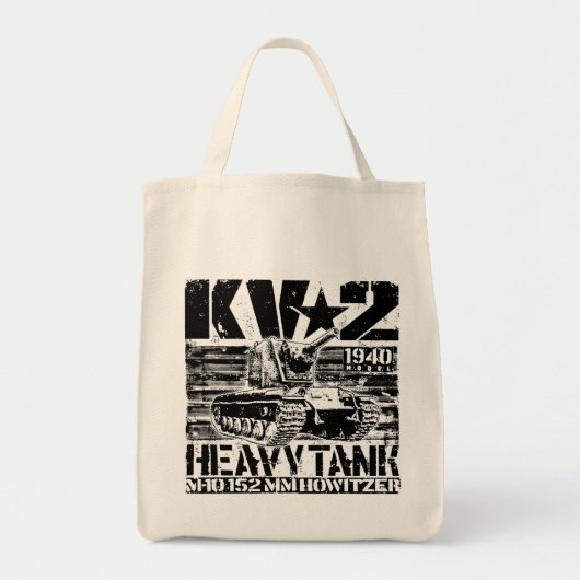 KV-2ソ連重戦車 トートバッグ (正面)