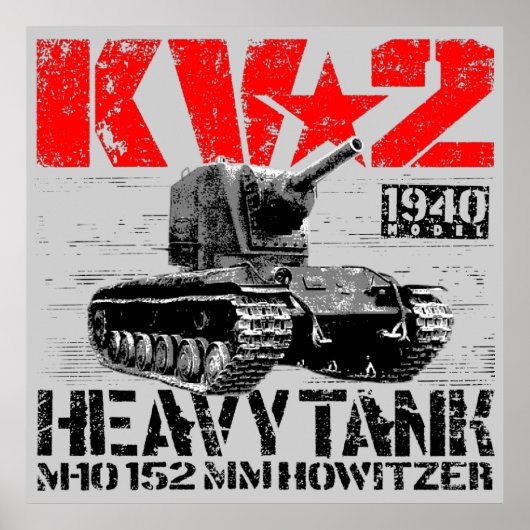 KV-2ソ連重戦車 ポスター (正面)
