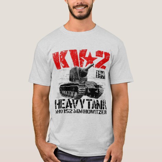 KV-2ソ連重戦車 Tシャツ (正面)