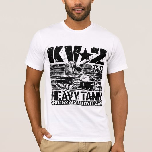 KV-2ソ連重戦車 Tシャツ (正面)