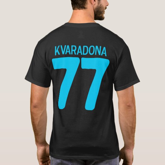 Kvaradona 77 Tシャツ (裏面)