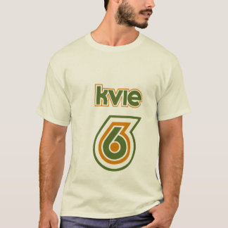 KVIEの70年代のレトロのロゴのTシャツ Tシャツ