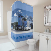 KWはトラック実在だ シャワーカーテン (インサイチュ)