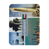 KW – クウェート – 水塔 –  マグネット (縦)