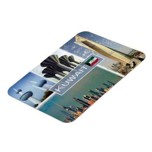 KW – クウェート – 水塔 –  マグネット (左側)