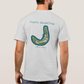 Kwajaleinの島マーシャルアイランド Tシャツ (裏面)