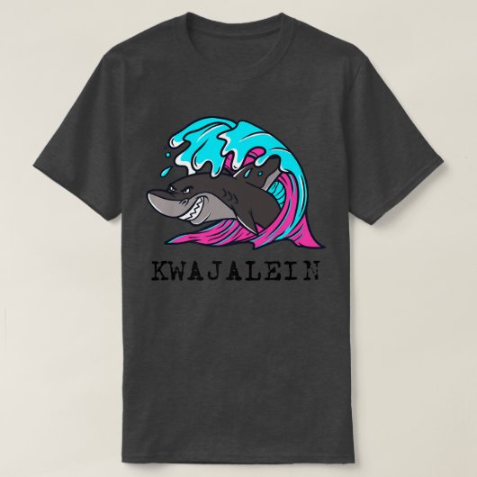 Kwajalein Atoll Kwaj Marshall Islands Shark Ocean  Tシャツ (デザイン正面)