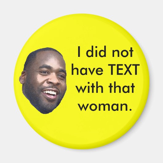 Kwame：あの女性とは文字がなかった。 マグネット (正面)