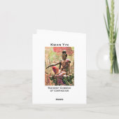 Kwanのインのメッセージカード カード (裏面)