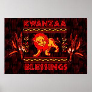 Kwanzaaのダンサー ポスター