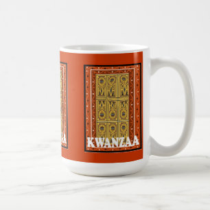 Kwanzaaのマグ、伝統的な象徴性 コーヒーマグカップ