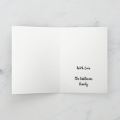 Kwanzaaの主義の赤く黒い緑のストライプパターン シーズンカード (内部)