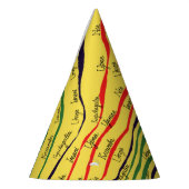 Kwanzaaの休日パターン パーティーハット (左)