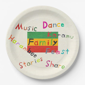 Kwanzaaの創造のKaramuの紙皿 ペーパープレート