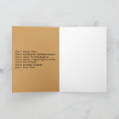 Kwanzaaの挨拶状 シーズンカード (内部)