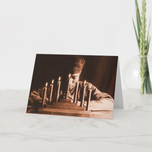 Kwanzaaの祈りの言葉 シーズンカード (正面)