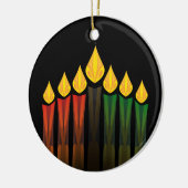 kwanzaaの蝋燭 セラミックオーナメント (左)