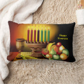 Kwanzaaの装飾用クッション ランバークッション (ブランケット)