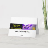Kwanzaa幸せなカード-女性音楽ダンス シーズンカード (裏面)