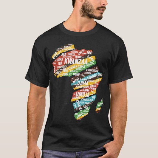Kwanzaa African American Holiday ADOS Gift Tシャツ (正面)