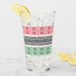 Kwanzaa Flag Patterns タンブラーグラス