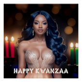 KWANZAA - HAPPY KWANZAA ポスター (正面)