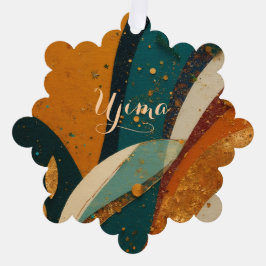 Kwanzaa Holiday Elegance  オーナメントカード