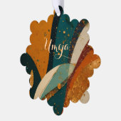 Kwanzaa Holiday Elegance オーナメントカード (左)