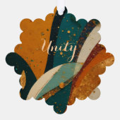 Kwanzaa Holiday Elegance オーナメントカード (裏面)