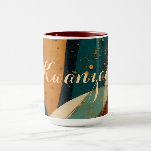 Kwanzaa Holiday Elegance  マグカップ (中央)