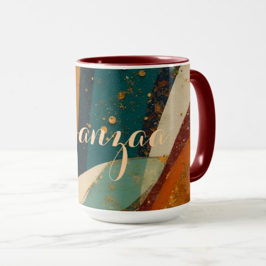 Kwanzaa Holiday Elegance  マグカップ (正面右)