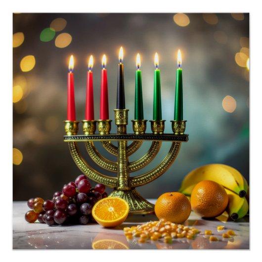 KWANZAA - KINARA -  ポスター (正面)