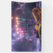 KWANZAA - KINARA - MISHUMAA SABA - 横断幕 (縦)