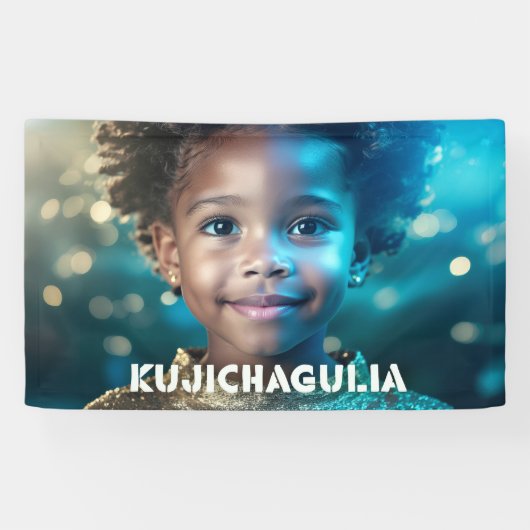 KWANZAA - KUJICHAGULIA - 横断幕 (横)