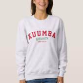 Kwanzaa KUUMBA 創造性 パーソナライズ スウェットシャツ (正面)