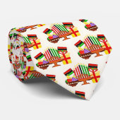 Kwanzaa Table Painting ネクタイ (ロール)