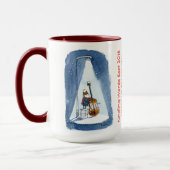 KWEのゲストのイラストレーターのマグ マグカップ (左)