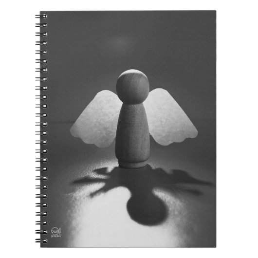 Kwetsbaarheid en breekbaarheid symbolic in Engel. ノートブック (正面)