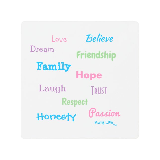 Kwi Life TM メタルプリント (正面)