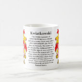 Kwiatkowski、起源、意味および頂上 コーヒーマグカップ (中央)