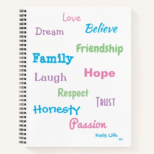 Kwig Life TM ノートブック (正面)