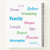 Kwig Life TM ノートブック (裏面)