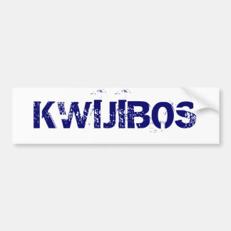 KWIJIBOS バンパーステッカー